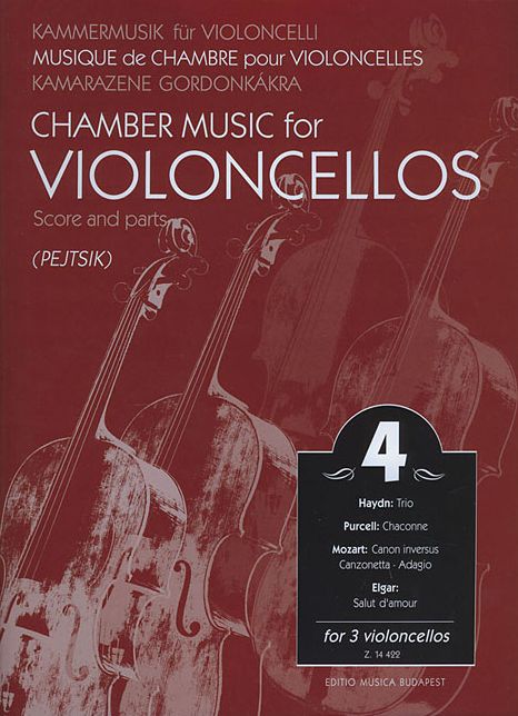 Chamber Music for Violoncellos - Volume 4: 3 Violoncellos Score and Parts