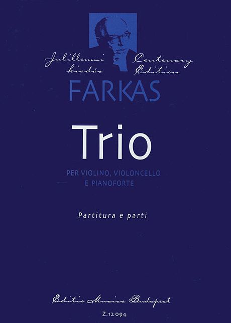 Trio: Violin, Violoncello and Piano