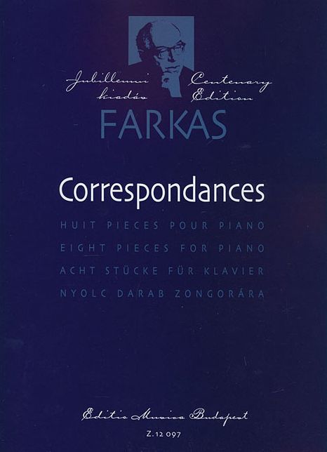 Correspondances: 8 Pieces for Piano Solo