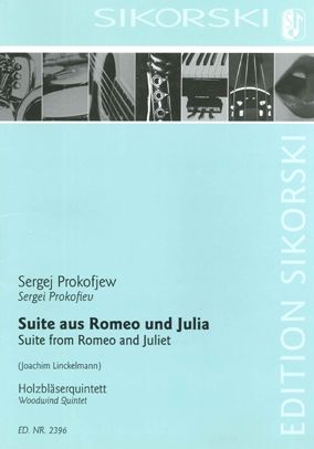 Suite from Romeo and Juliet: Woodwind Quintet Score and Parts