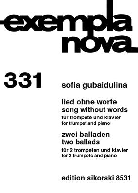 Song Without Words & Two Ballads: Trumpet and Piano