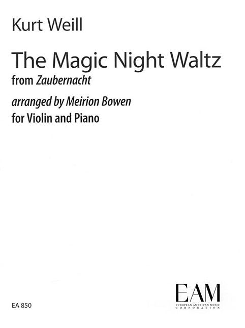 The Magic Night Waltz from Zaubernacht: Violin and Piano