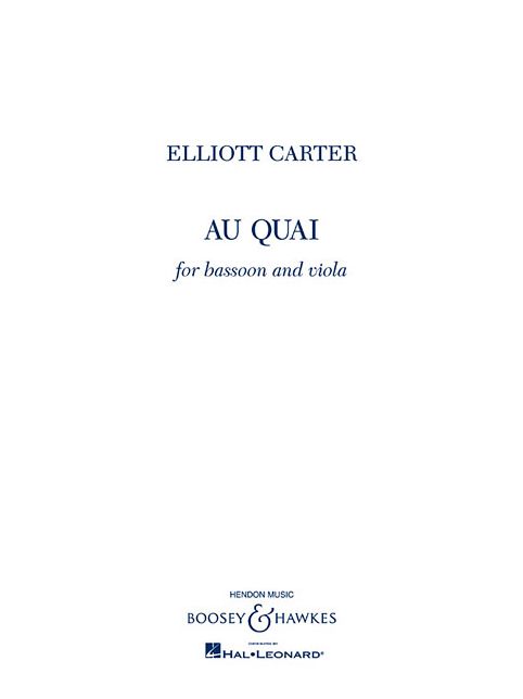 Au Quai: Bassoon and Viola