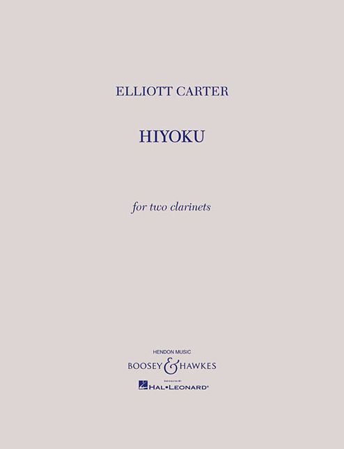 Hiyoku: for Two Clarinets