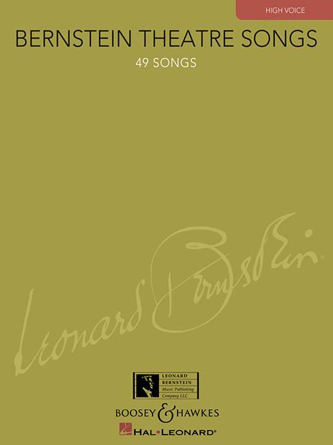 Bernstein Theatre Songs: High Voice, 49 Songs