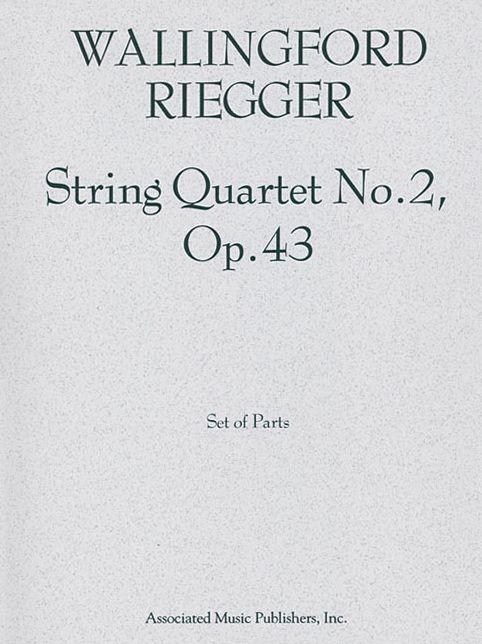 String Quartet No. 2, Op. 43: Set of Parts