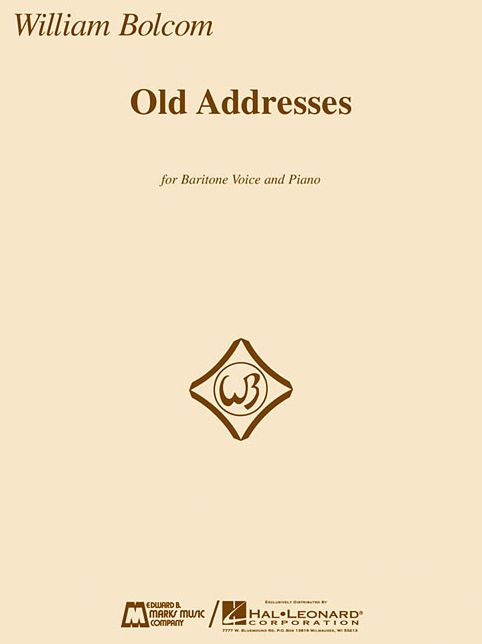 Old Addresses: for Baritone and Piano