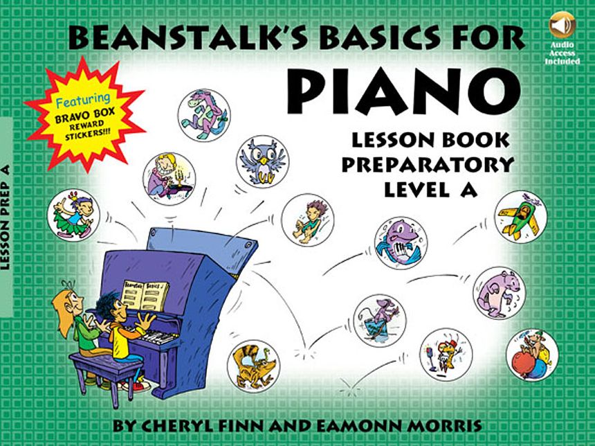 Beanstalk's Basics for Piano: Lesson Book Preparatory Level A / Book/Audio