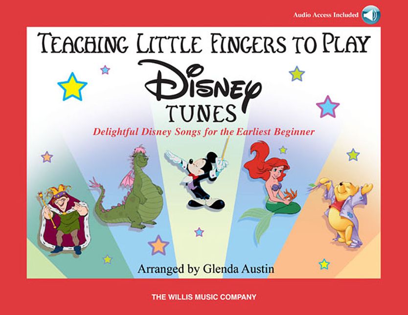 Teaching Little Fingers to Play Disney Tunes (Bk/Audio): Early to Mid-Elementary Level