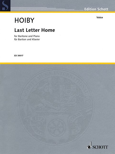 Last Letter Home: Solo Version for Baritone and Piano