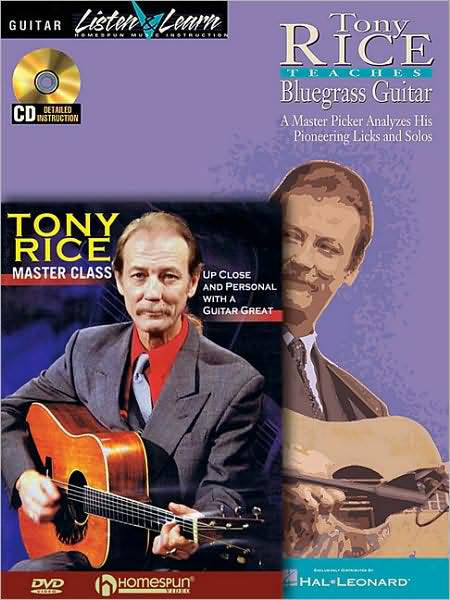 Tony Rice - Guitar Bundle Pack: Tony Rice Teaches Bluegrass Guitar (Book/CD Pack) with Tony Rice Master Class (DVD)