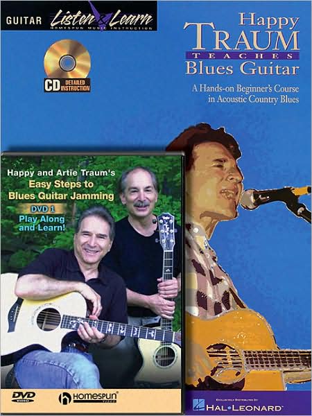 Happy Traum - Blues Guitar Bundle Pack: Happy Traum Teaches Blues Guitar (Book/CD Pack) with Easy Steps to Blues Guitar Jamming (DVD)