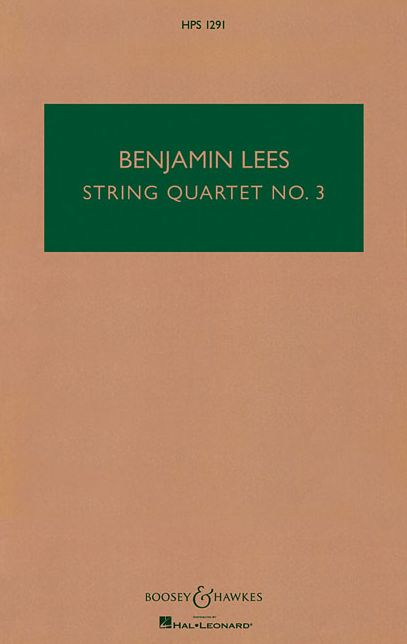 String Quartet No. 3: Study Score