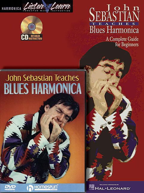 John Sebastian - Harmonica Bundle Pack: John Sebastian Teaches Blues Harmonica (Book/CD) with John Sebastian Teaches Blues Harmonica (DVD)