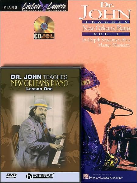 Dr. John - Piano Bundle Pack: Dr. John Teaches New Orleans Piano - Volume 1 (Book/CD Pack) with Lesson One (DVD)