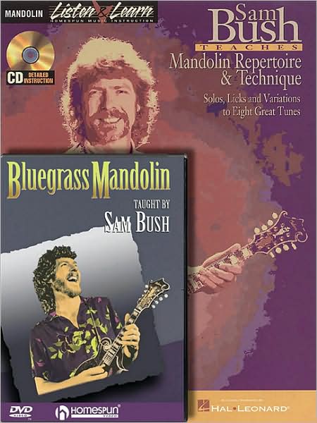 Sam Bush - Mandolin Bundle Pack: Sam Bush Teaches Mandolin Repertoire and Technique (Book/CD Pack) with Bluegrass Mandolin (DVD)