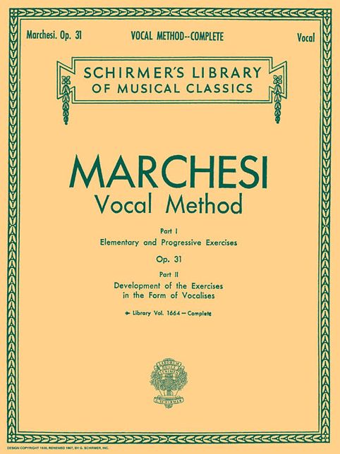 Vocal Method, Op. 31 (Complete): Voice Technique
