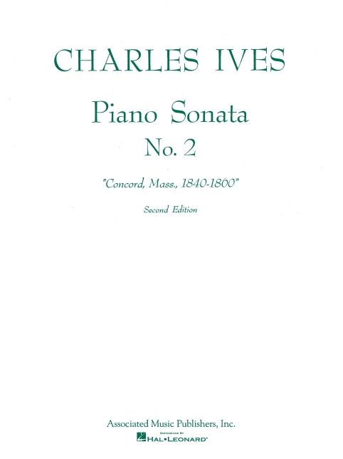 Sonata No. 2 (2nd Ed.) Concord, Mass 1840-60: Piano Solo
