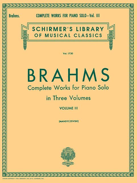 Complete Works for Piano Solo - Volume 3: Piano Solo