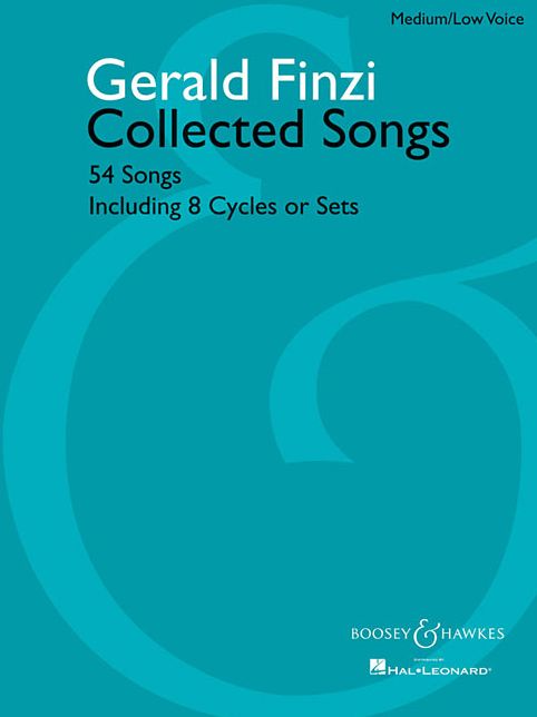 Collected Songs: 54 Songs, including 8 Cycles or Sets - Medium/Low Voice