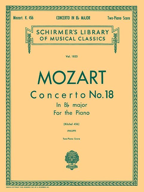 Concerto No. 18 in Bb, K.456: National Federation of Music Clubs 2014-2016 Selection Piano Duet