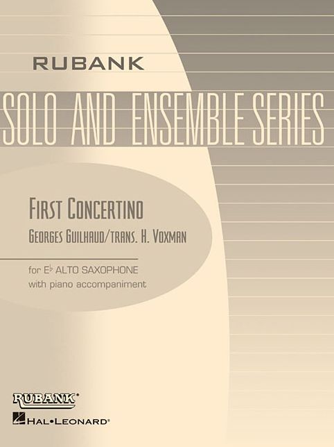 First Concertino: Alto Saxophone Solo with Piano - Grade 3.5