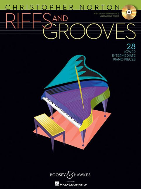 Riffs and Grooves: 28 Lower Intermediate Piano Pieces With a CD of Performance and Backing Tracks Book/CD Pack
