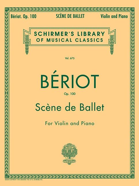 Scene de Ballet, Op. 100: Violin and Piano