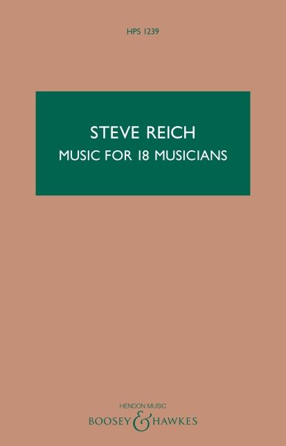 Music for 18 Musicians: Study Score