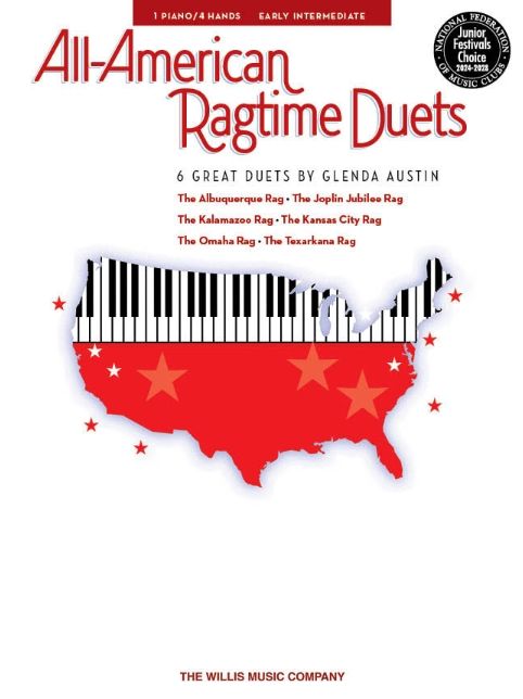 All-American Ragtime Duets: Early Intermediate Level