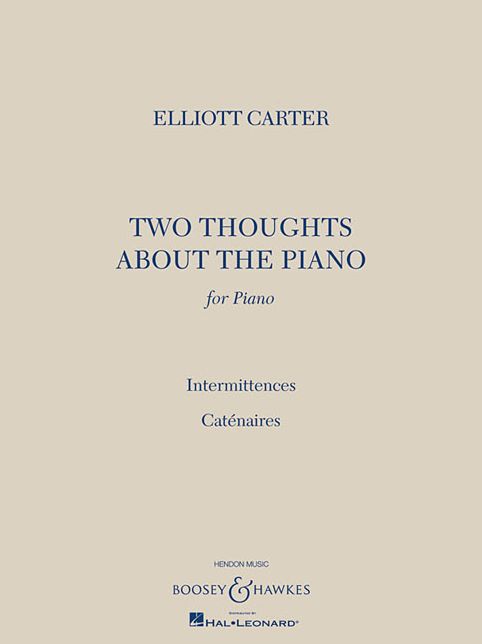 2 Thoughts About the Piano
