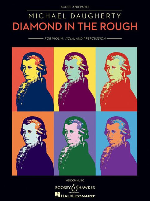 Diamond in the Rough: for Violin, Viola and Percussion Score and Parts