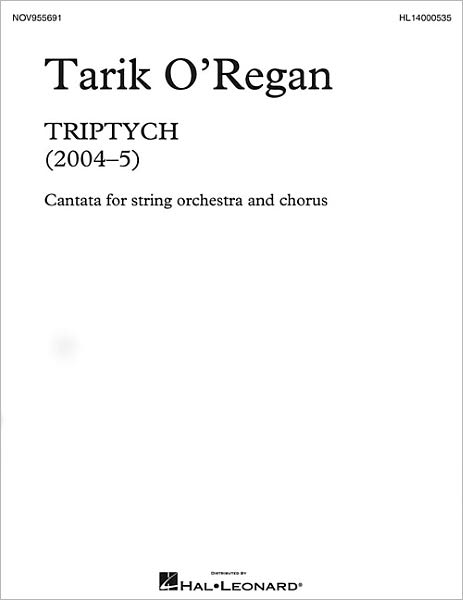 Triptych: Cantata for string orchestra and chorus Vocal Score