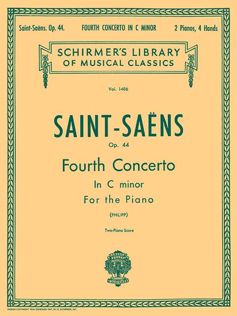 Concerto No. 4 in C Minor, Op. 44: Piano Duet