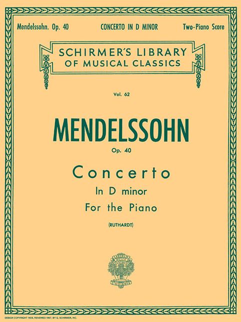 Concerto No. 2 in D Minor, Op. 40: Piano Duet
