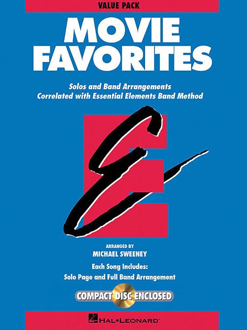 Essential Elements Movie Favorites: Value Pak (37 part books, conductor score & CD)