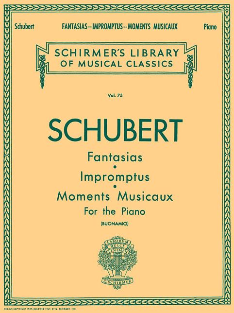Fantasias, Impromptus, Moments: Piano Solo