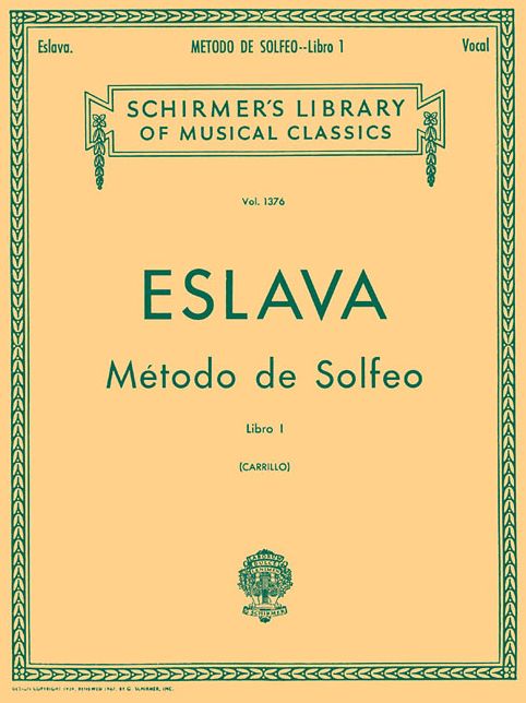 Metodo de Solfeo - Book I: Voice Technique