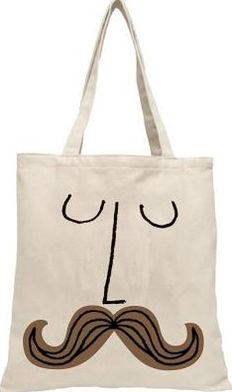 Mustache Face Ecobag