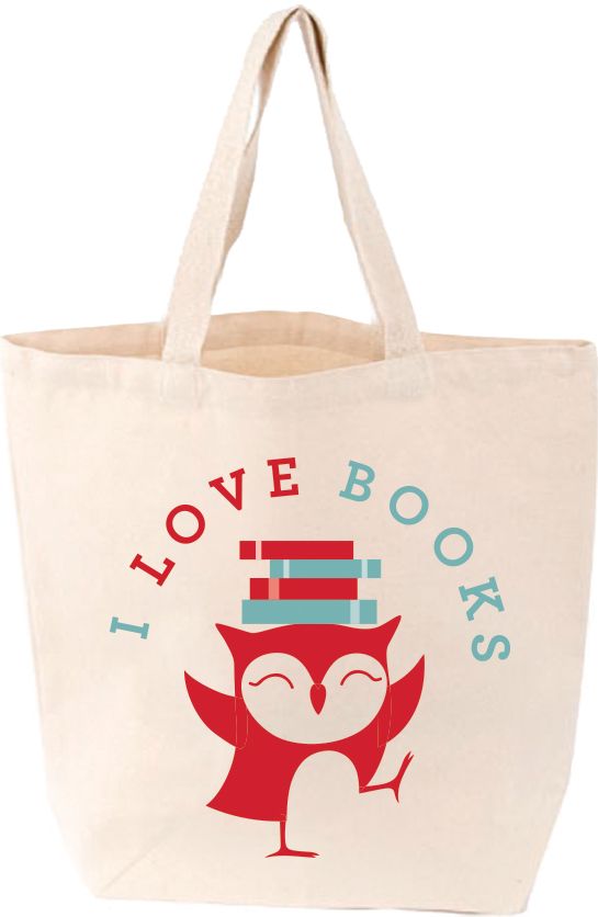I Love Books Little Lit Tote
