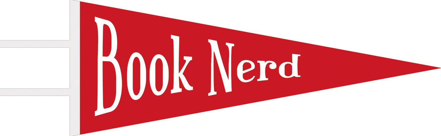 Book Nerd Pennant