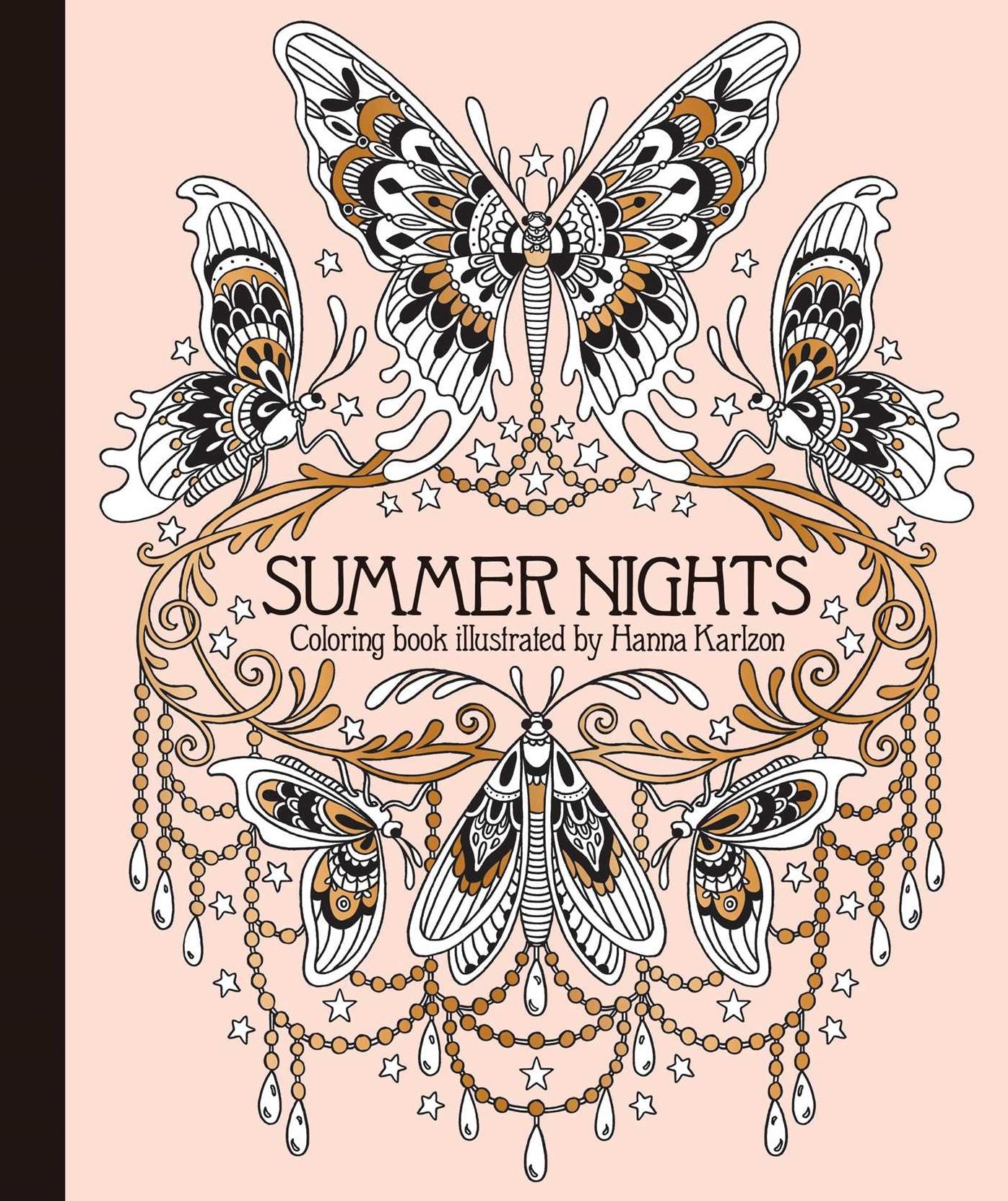 Summer Nights Coloring Book: Originally Published in Sweden as "sommarnatt"
