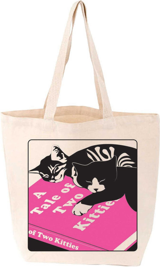 A Tale of Two Kitties Cat Tote