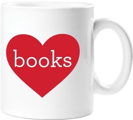 Heart Books Mug