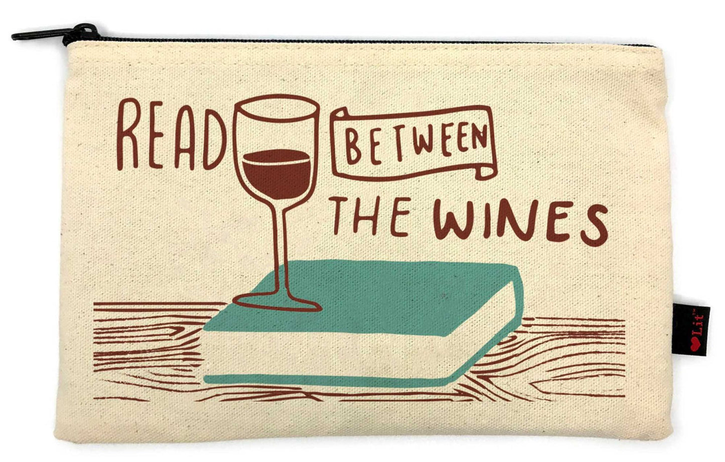 Read Between the Wines Pencil Pouch