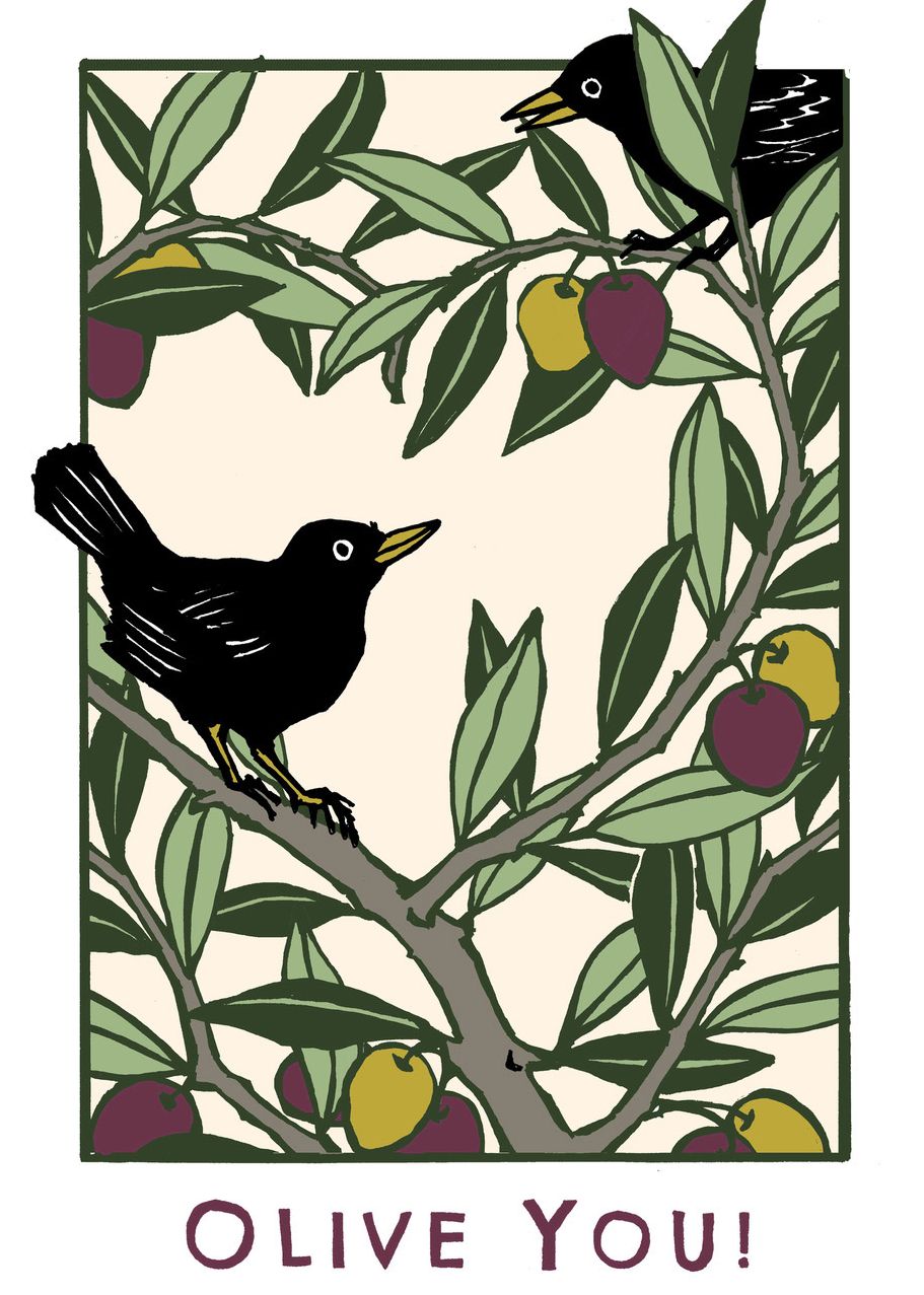 Olive You!: Unboxed Set of 6 Cards