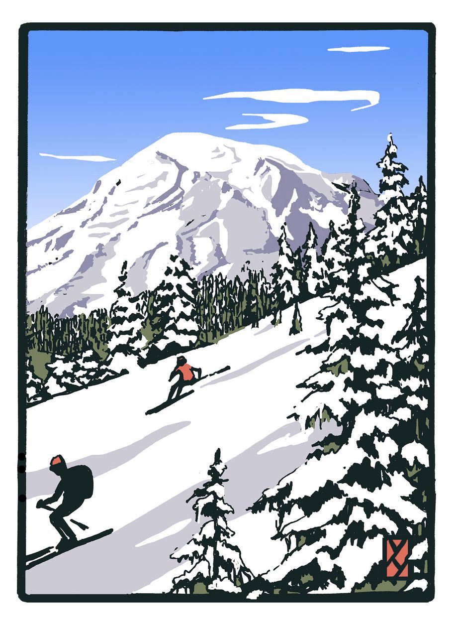 Winter Mountain: Unboxed Set of 6 Cards
