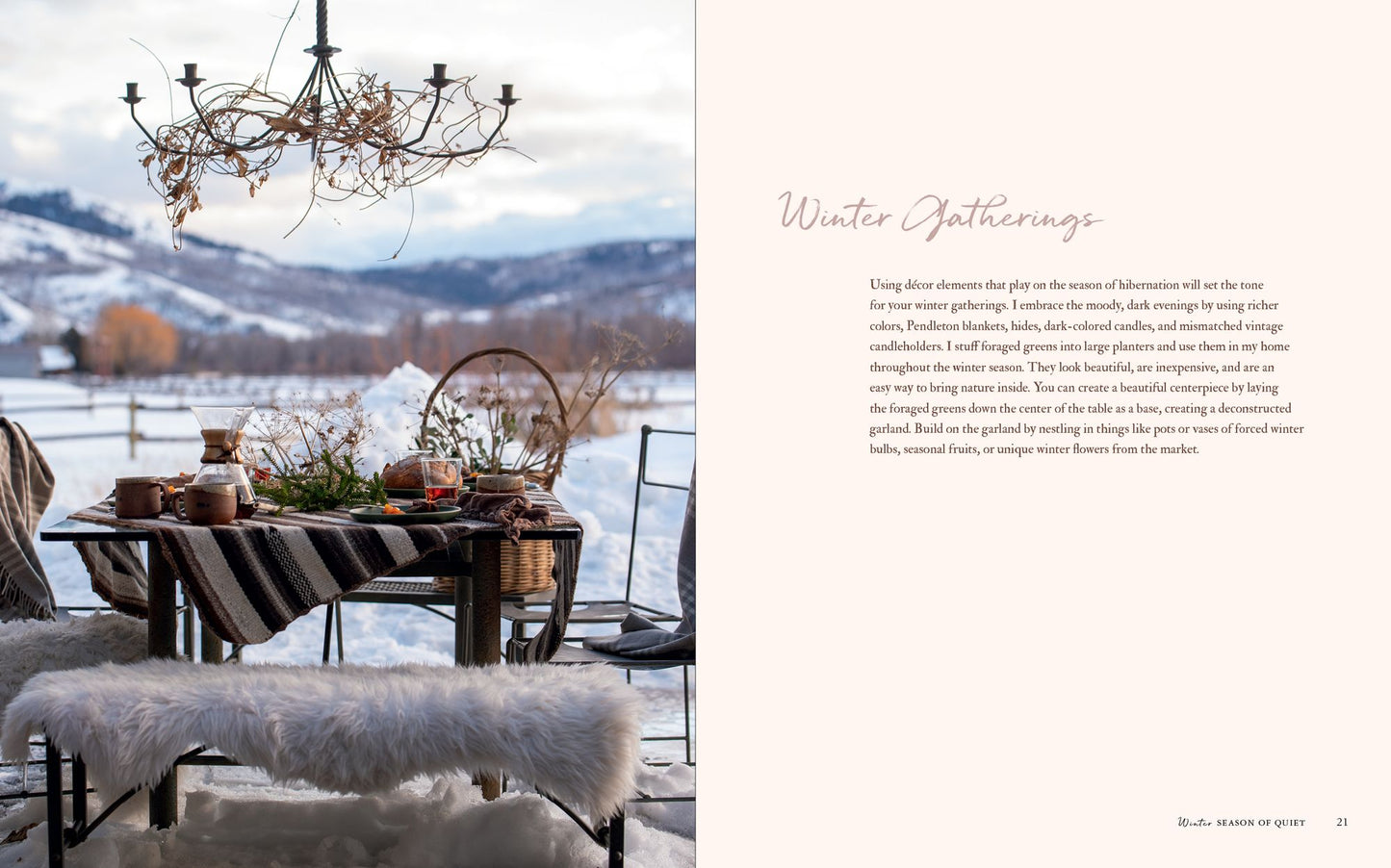 Alpenglow: Outdoor Celebrations for Every Season