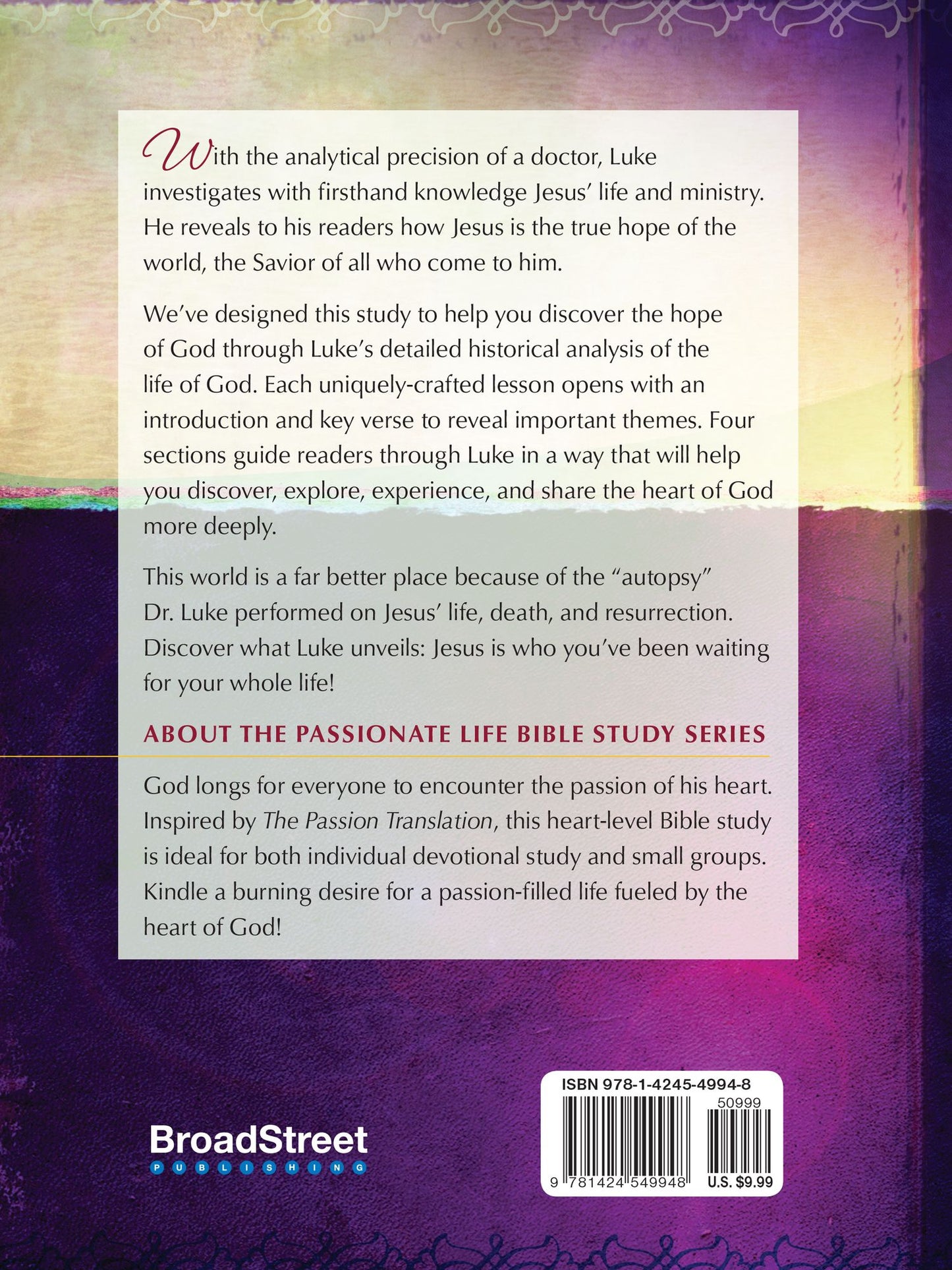 Luke: To The Lovers Of God 12-Week Study Guide
