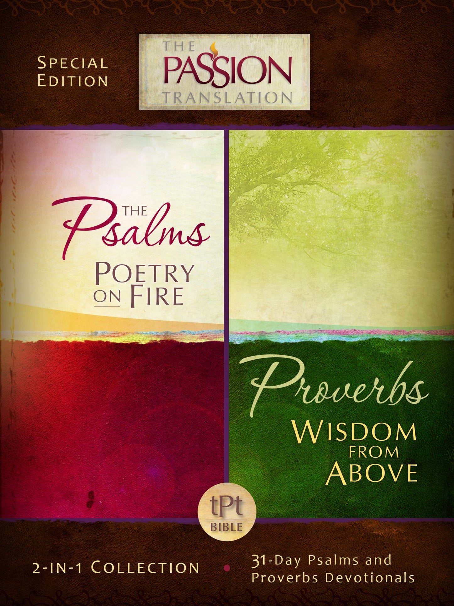 The Psalms: Poetry on Fire / Proverbs: Wisdom from Above: 2-in-1 Collection with 31 Day Psalms & Proverbs Devotionals